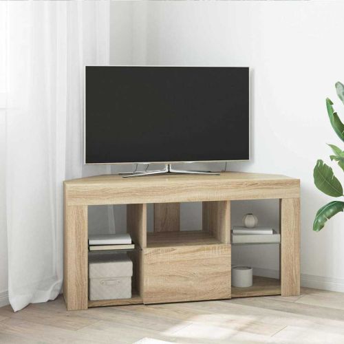 Ъглов кабинет за LED телевизор Сонома дъб 100 x 40 x 50 cm