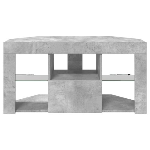 Ъглов кабинет за LED телевизор Циментено сиво 100 x 40 x 50 cm