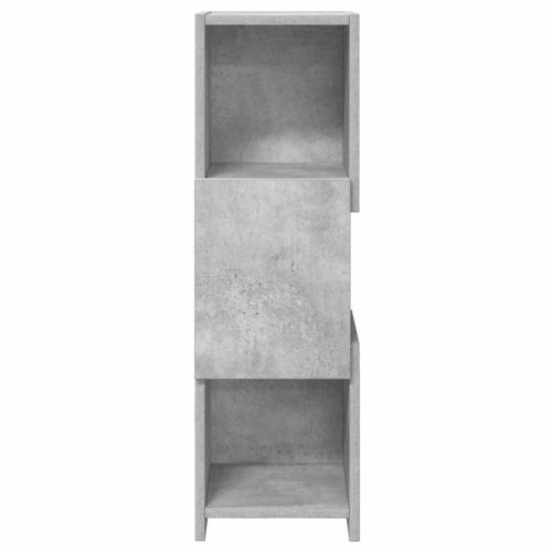 Ъглов шкаф Циментено сиво 25,5x25x80см Инженерно дърво