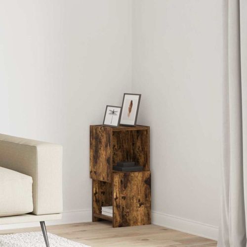 Ъглов шкаф Димян дъб 25,5x25x55см Инженерно дърво