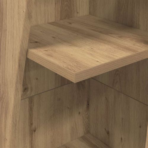 Ъглов шкаф Дъб 27,5x27x140см Инженерно дърво
