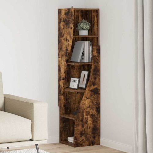 Ъглов шкаф Димян дъб 32x32x140см Инженерно дърво