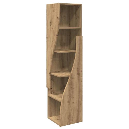 Ъглов шкаф Дъб 32x32x140см Инженерно дърво