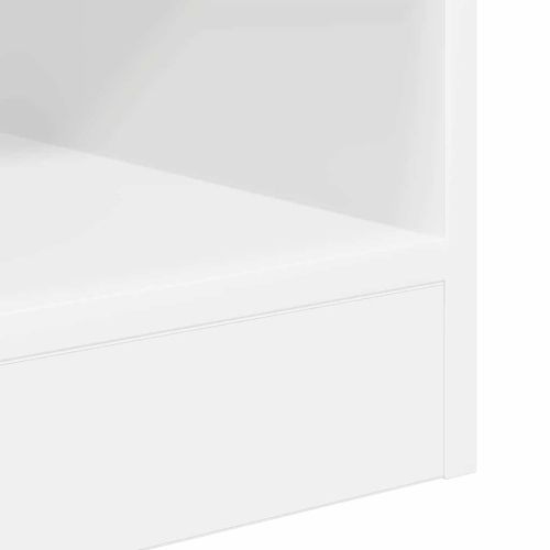 Крайна масичка 2 pcs Бяло 40,5 x 40 x 45 см Инженерно дърво