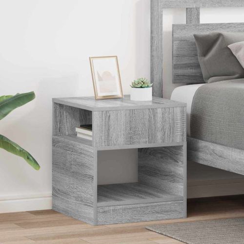 Крайна масичка 2 pcs Сив Сонома 40,5 x 40 x 45 см