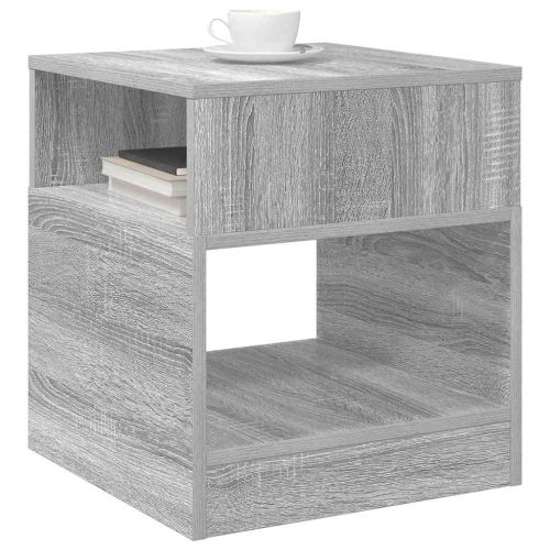 Крайна масичка 2 pcs Сив Сонома 40,5 x 40 x 45 см