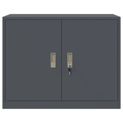 Шкаф за съхранение със съхранение Антрацит 90 x 40 x 70 cm
