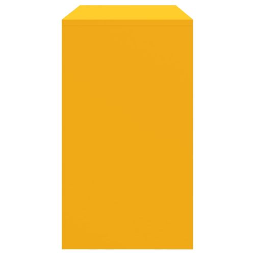 Шкаф за съхранение Горчично жълто 90 x 40 x 70 cm