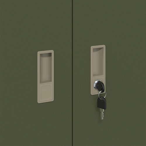 Шкаф за съхранение Маслинено зелено 90 x 40 x 70 cm