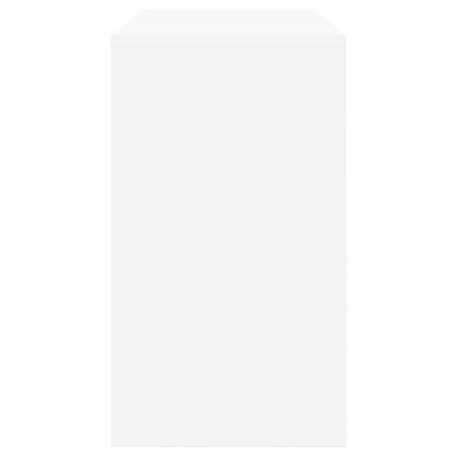 Шкаф за съхранение Бял 90 x 40 x 70 cm Стомана