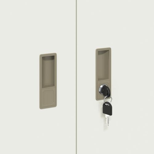 Шкаф за съхранение Бял 90 x 40 x 70 cm Стомана