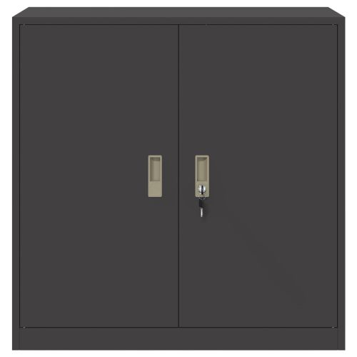 Шкаф за съхранение Черен 90 x 40 x 90 cm Стомана