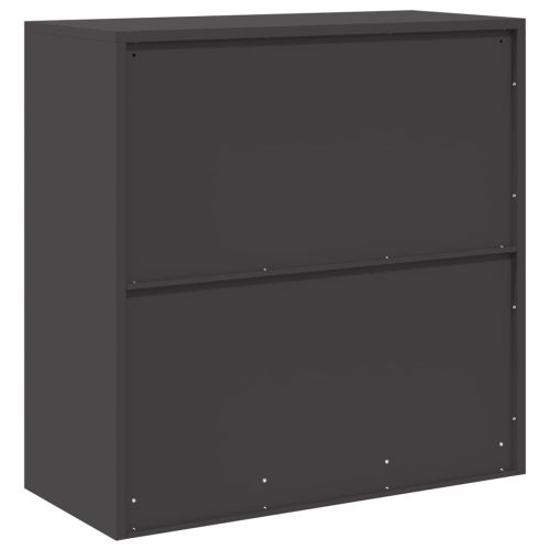 Шкаф за съхранение Черен 90 x 40 x 90 cm Стомана