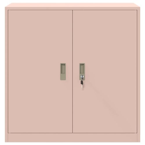 Шкаф за съхранение Розово 90 x 40 x 90 cm Стомана