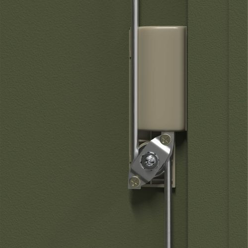 Шкаф за съхранение Маслинено зелено 90 x 40 x 90 cm Стомана