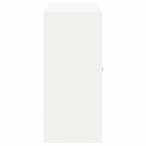 Шкаф за съхранение Бял 90 x 40 x 90 cm Стомана