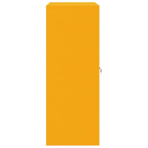 Шкаф за съхранение Горчично жълто 90 x 40 x 105 cm