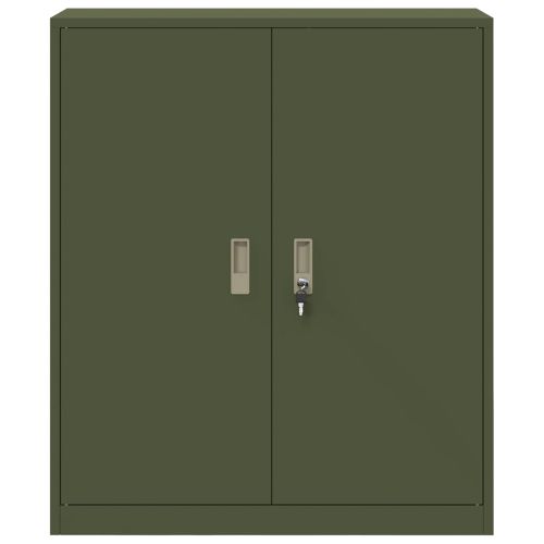 Шкаф за съхранение Маслинено зелено 90 x 40 x 105 cm