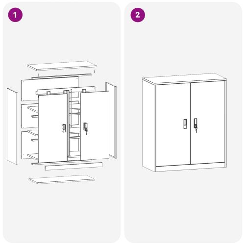 Шкаф за съхранение Маслинено зелено 90 x 40 x 105 cm