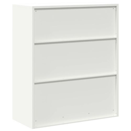 Шкаф за съхранение Бял 90 x 40 x 105 cm Стомана
