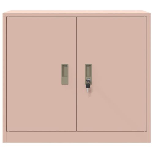 Шкаф за съхранение Розово 80 x 40 x 70 см Стомана