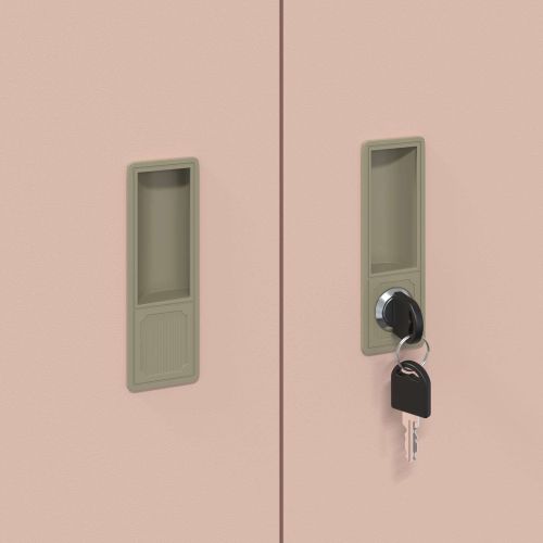 Шкаф за съхранение Розово 80 x 40 x 70 см Стомана