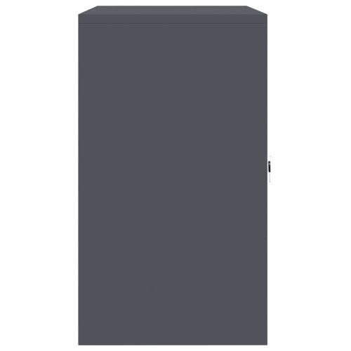 Шкаф за съхранение Антрацит 80 x 40 x 70 см Стомана