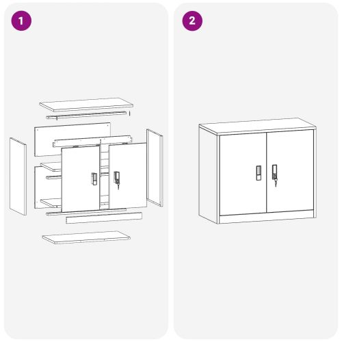 Шкаф за съхранение Маслинено зелено 80 x 40 x 70 см