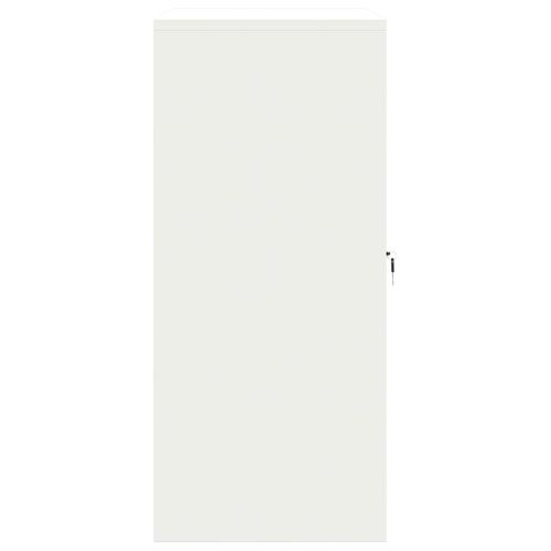 Шкаф за съхранение Бял 80 х 40 х 90 см Стомана