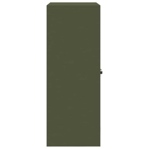 Шкаф за съхранение Маслинено зелено 80 x 40 x 105 см Стомана
