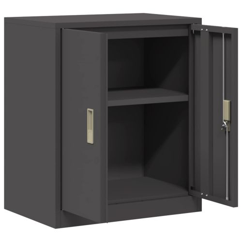 Шкаф за съхранение със съхранение Черно 60 x 40 x 70 см