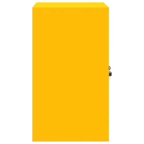 Шкаф за съхранение Горчично жълто 60 x 40 x 70 см
