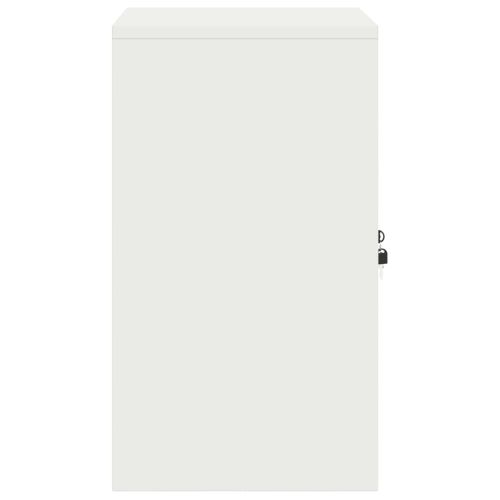 Шкаф за съхранение Бял 60 x 40 x 70 см Стомана