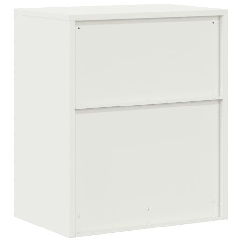 Шкаф за съхранение Бял 60 x 40 x 70 см Стомана