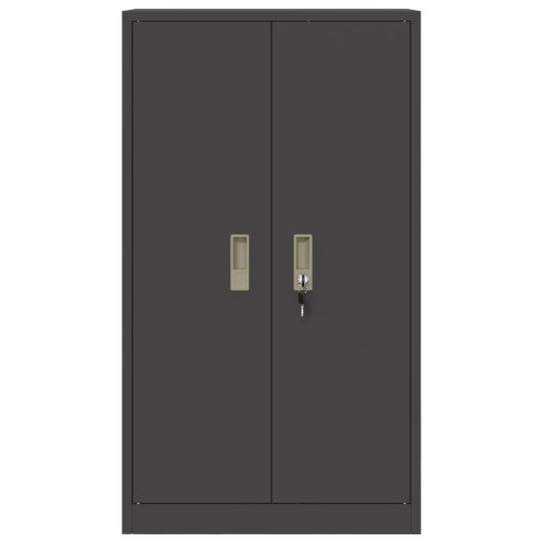 Шкаф за съхранение Черен 60 x 40 x 105 см Стомана