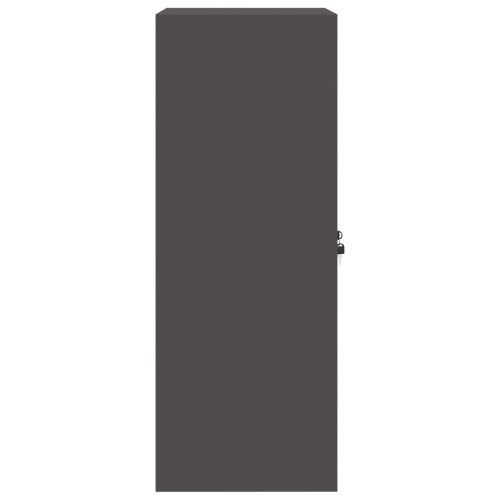 Шкаф за съхранение Черен 60 x 40 x 105 см Стомана