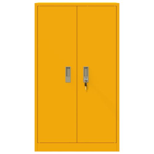 Шкаф за съхранение Горчично жълто 60 x 40 x 105 см