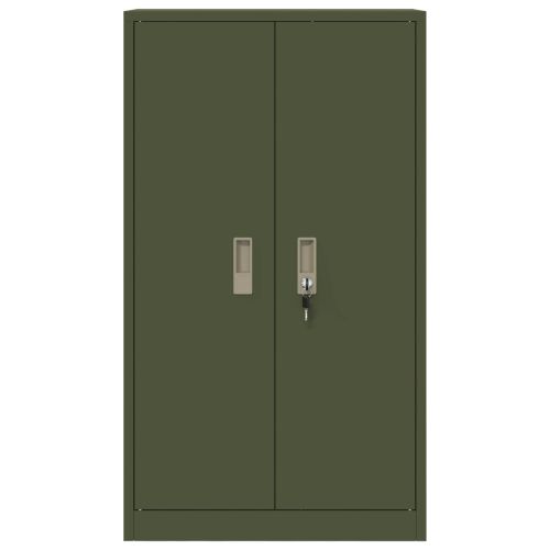 Шкаф за съхранение Маслинено зелено 60 x 40 x 105 см Стомана