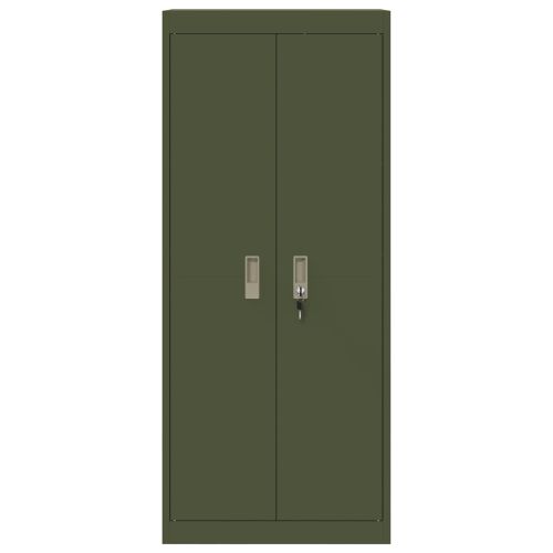 Шкаф за съхранение Маслинено зелено 60 x 40 x 140 cm