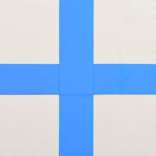 Надуваем дюшек за гимнастика с помпа, 600x100x20 см, PVC, син