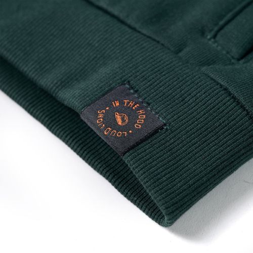 Детски суитшърт с качулка и цип, 92