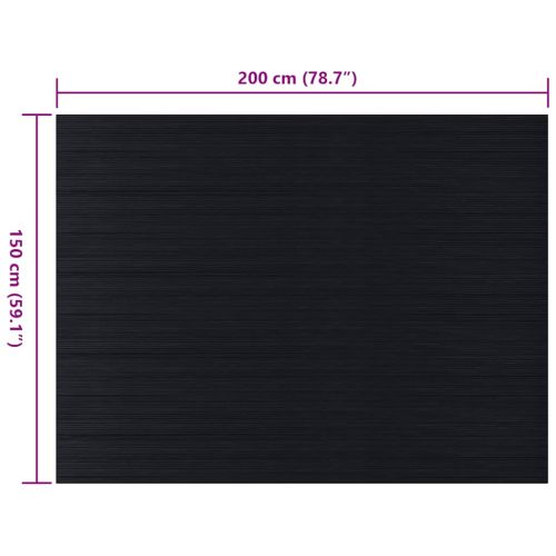 Гумена настилка против хлъзгане, 1,5x2 м, 3 мм, на фини линии