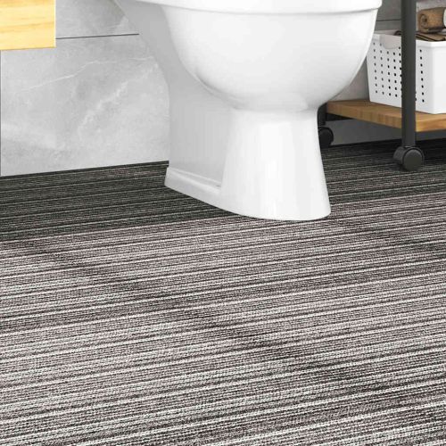 Килимни плочки за под, 20 бр, 5 м², 50x50 см, антрацитни ивици