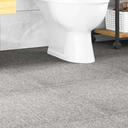 Килимни плочки за под, 20 бр, 5 м², 50x50 см, светлосиви