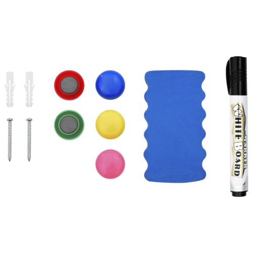 Магнитна дъска, бяла, 110x60 см, стомана