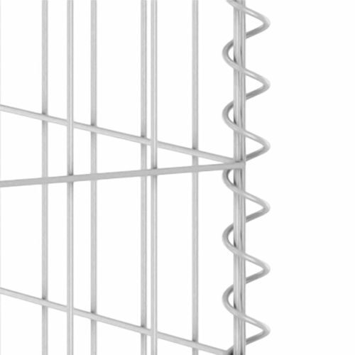Габионна стена за контейнери поцинкована стомана 325x100x110 см