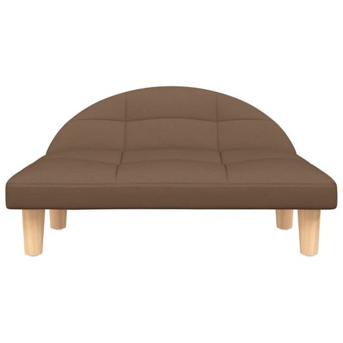 Кучешко легло кафяво 70x52x30 см текстил