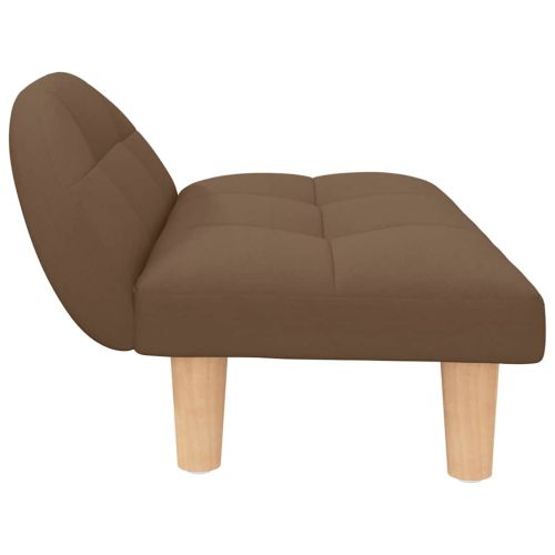 Кучешко легло кафяво 70x52x30 см текстил