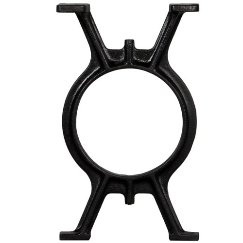 Крака за пейка, 2 бр, O-образни, чугун