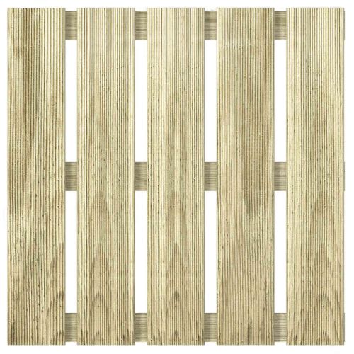 30 бр декинг плочки, 50x50 см, дърво, зелени